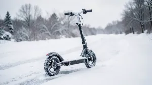 Czy hulajnogą elektryczną można jeździć w zimę