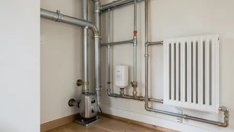 Instalacja co grawitacyjna z pompą