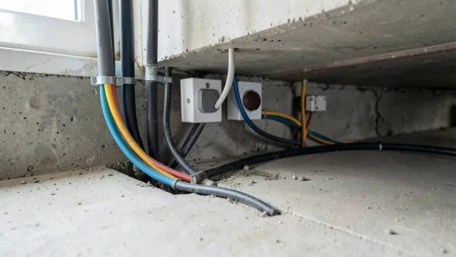Instalacja elektryczna w podłodze