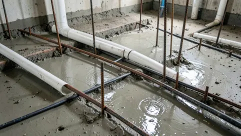Instalacje w płycie fundamentowej
