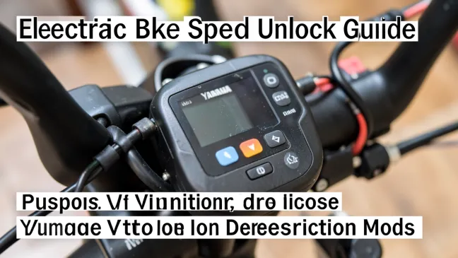 Jak odblokować rower elektryczny Yamaha