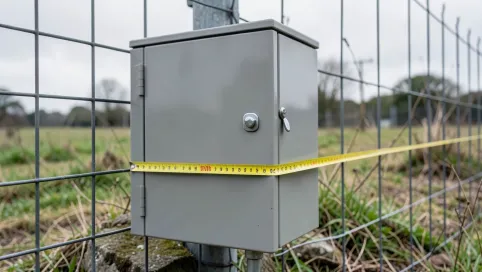 Jaka odległość skrzynki elektrycznej od granicy działki