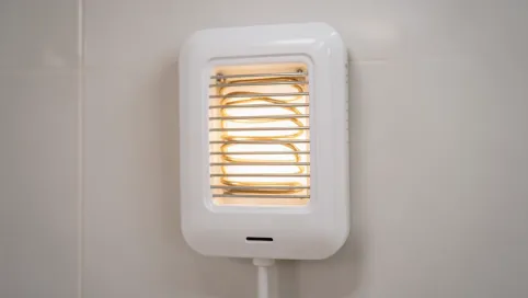 Mały grzejnik elektryczny łazienkowy