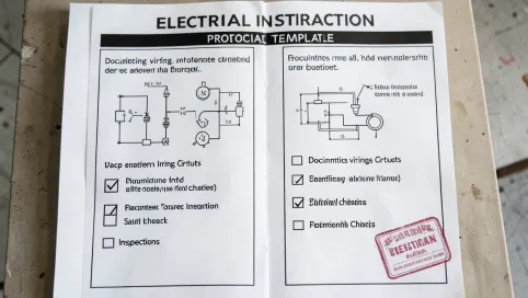 Protokół wykonania instalacji elektrycznej wzór