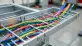 Układanie przewodów elektrycznych w korytkach