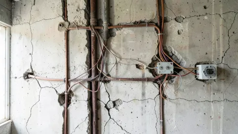 Wymiana instalacji elektrycznej w starym bloku