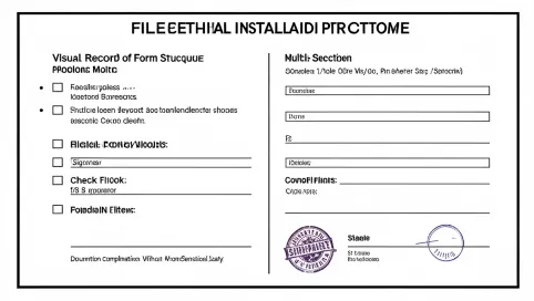 Wypełniony protokół odbioru instalacji elektrycznej