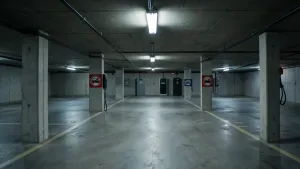 Zakaz parkowania elektryków w garażach podziemnych